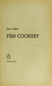 Cover of: Fish cookery