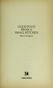 Cover of: Goodfood from a small kitchen