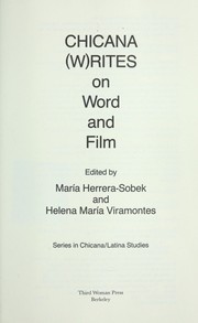 Cover of: Chicana (w)rites by edited by María Herrera-Sobek and Helena María Viramontes.
