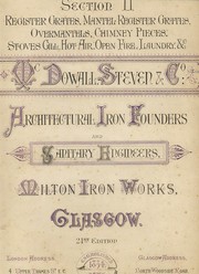 Architectural & General Iron Castings. Section II by McDowall, Steven & Co.