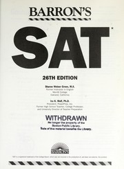 Cover of: Barron's SAT by Green, Sharon