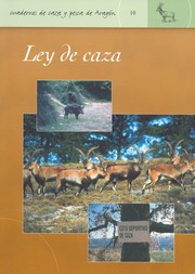 Cover of: ley de caza by 