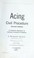 Cover of: Acing civil procedure
