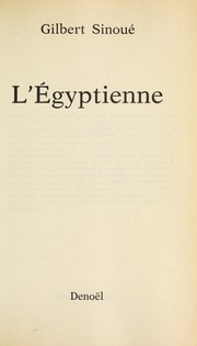Cover of: L' Egyptienne