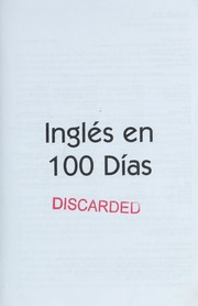 Cover of: Inglés en 100 días. by 