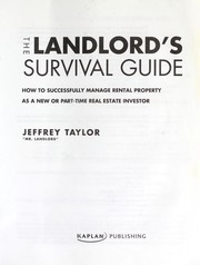 The landlord's survival guide