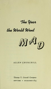 Cover of: The year the world went mad