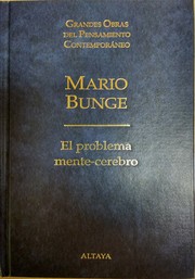 Cover of: El problema mente-cerebro: Un enfoque psicobiológico