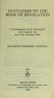 Cover of: Invitation to the Book of Revelation by Elisabeth Schüssler Fiorenza