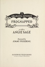 Frognapped by Angie Sage