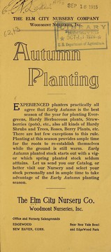 Cover of: Autumn planting