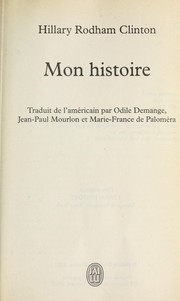 Cover of: Mon histoire