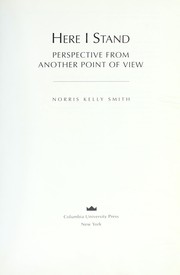 Cover of Here I stand