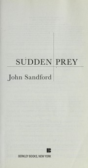 Cover of: Sudden prey by John Sandford