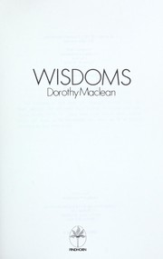 Cover of: Wisdoms