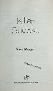 Cover of: Killer sudoku | Kaye Morgan