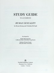 Cover of: Human Sexuality, Study Guide by Bryan Strong