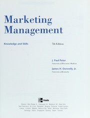 Cover of: Marketing management by J. Paul Peter