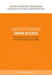 Cover of: Understanding Open Access by 