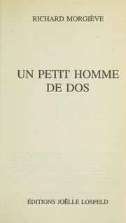 Cover of: Un petit homme de dos