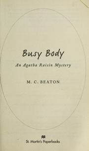 Cover of: Busy body | M. C. Beaton