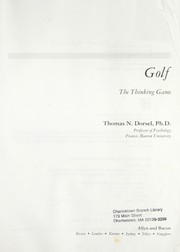 Cover of: Golf: the thinking game