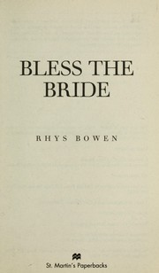 Cover of: Bless the bride