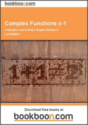 Cover of: Complex Functions c-1 Examples concerning Complex Numbers