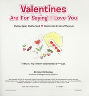 Cover of: Valentines are for saying I love you