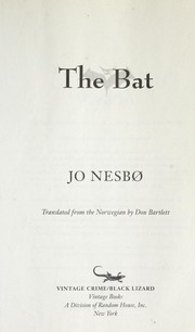 Cover of: The Bat by Jo Nesbø