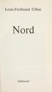 Cover of: Nord by Louis-Ferdinand Celine