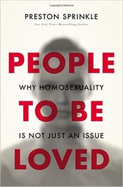 Cover of: People to be Loved by Preston Sprinkle