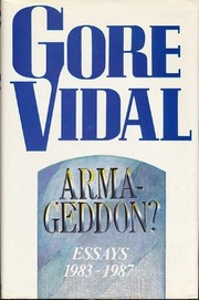 Cover of: Armageddon? | Gore Vidal