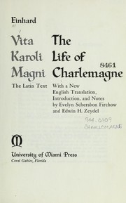 Cover of: Vita Karoli Magni. The life of Charlemagne