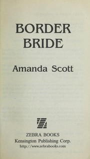 Cover of: Border Bride | Amanda Scott