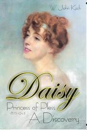 Cover of: Daisy Princess Of Pless -- A Discovery: A Discovery