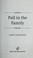 Cover of: Pall in the family