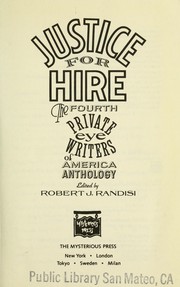 Cover of: Justice for Hire by edited by Robert J. Randisi.