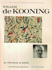 Willem de Kooning by Thomas B. Hess