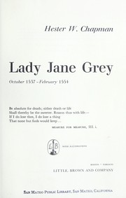 Cover of: Lady Jane Grey: October 1537-February 1554.