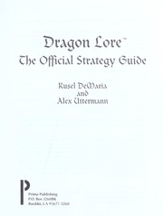 Cover of: Dragon lore: the official strategy guide