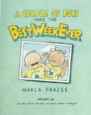 Cover of: A couple of boys have the best week ever by Marla Frazee