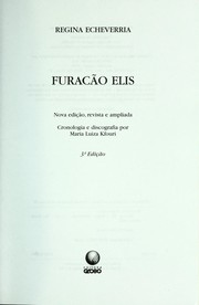 Cover of: Furacão Elis