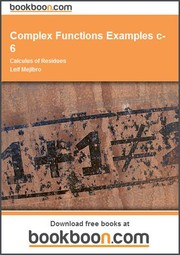 Cover of: Complex Functions Examples c-6 Calculus of Residues