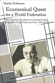Cover of: Ecumenical Quest for a World Federation