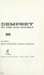 Cover of: Dempsey, by the man himself