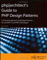 Cover of: PHP|Architect's Guide to PHP Design Patterns by Jason E. Sweat
