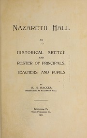 Nazareth Hall by H. H. Hacker