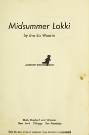Cover of: Midsummer lokki