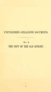 Unpublished Geraldine documents by Samuel Hayman